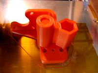 Clamp-style X-ends for 3/8 inch Acme rod and LM8UU bearings by NM-Buzzard