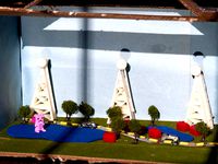 Cell Tower for 9 year old's cell phone diorama project. by Thaed