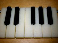 Fully Parametric Piano Keys by IWorkInPixels
