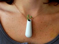 Wearable Planter vase by Colleeniebikini