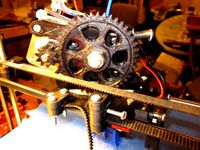 X Carriage for Prusa Mendel and boltable bushings by jridley