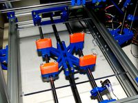 Lm8uu Y-Carriage for Mendelmax by tommyc