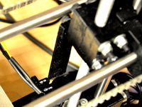 reprap mendel z-axis home opto switch flag by Karl_Williams