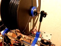 Reprap, Prusa, Spool-mount by skypuppet