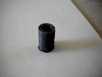 Printable LM6UU-sized PLA bushing by DaveX
