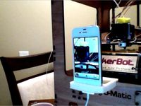 iPhone 4 MakerBot mount by tlrobinson