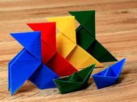 Paper Folding Models by aubenc