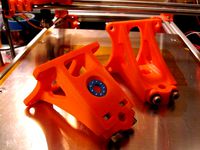 MendelMax Z-rod lower mount - AlephObjects deriviative for thrust bearings by NM-Buzzard