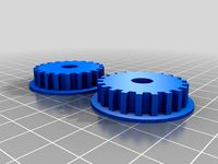 1/2 build tray Nophead Z driven pulleys by dremd