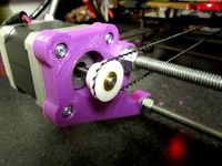 Prusa Y Motor Mount - No Idler Needed! by granz