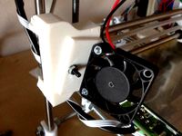 eMaker Huxley Part Cooling Fan Mount by richgain