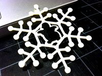 Penguin Snowflake by WorksBySolo