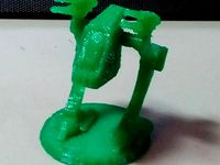 Artillery Mech (Wargaming Mini) by Zarquon