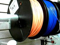 Simple Spool Holder for Ultimachine 5lb Spools by tbone_atl