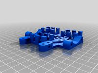 Lm8uu, dual fan mount x carriage for prusa by Miro87043