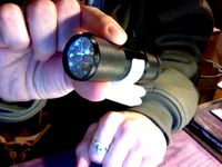 Storage and hat Clips for LED flashlight by owenscenic