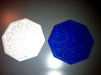 Drink Coasters & Vertical Holders (4 & 6 Slots) by Professor-3D