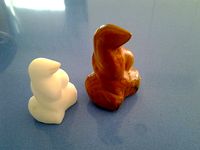 Seal on iceberg sculpture by siderits
