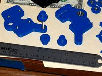 RTM X End Clamp, for the Ronthomp Mendel by ronthomp