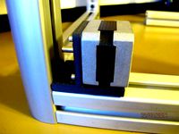 Nema 17 Motor Mount - In line Bracket by SwFL3D