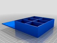 Parametric compartment box with lid by acker