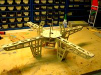 Murkelcopter - quad copter frame  by Wherzog