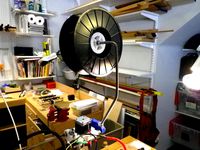 Prusa Mendel Filament Spool Holder by ChatterComa