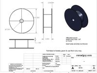 Ultimachine Spool Dimensions by ronthomp