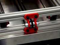 MendelMax Y motor mount and idler by LulzBot