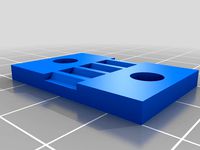 X-carriage belt tensioner clamp by Cyberwizzard