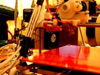 Fan mount for Reprap Prusa Mendel by fest