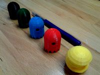Pacman & Ghost by Snille