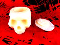 Skull Container With Lid by BrianEnigma
