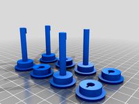 Toy Train Set wheel plate by dustinandrews