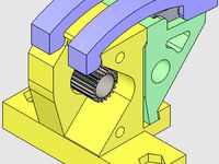 Toggle Latch Extruder for 1.75mm MakerGear Groove Mount by DaleDunn