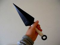 Kunai - Full sized, anime style by cyancdesign
