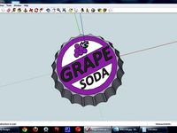 Grape Soda Bottle Cap Prop by MrJohn