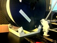 Upgraded frictionless filament spooler for Ultimachine/Makergear style spools by Pointedstick