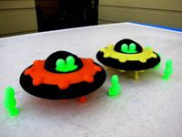 Sports Model Flying Saucer (two tone version) by gpvillamil