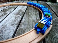 Toy Train for Legos by sconine