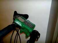 cellphone holder for bike (designed on Nokia E52) by FablabTorino