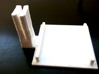 Clip Plate for Cell Phone Mount by grokbeer