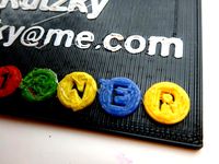 Spot Colors using a Thing-O-Matic (Proof of Concept) by nycdesigner