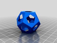 Platonic Solids for OpenScad - v0.7 by WilliamAAdams