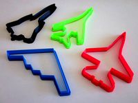 Jet Cookie Cutters by emmett