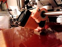 Another 40 mm  fan support for makergear prusa mendel by pomalin