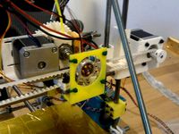 RepRap Prusa extruder fan mount by maakit