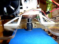 Short Printable Extruder Holder for Brutstruder on MakerBot by bld