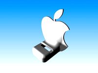Apple iPod iPhone docking holder by comradechris