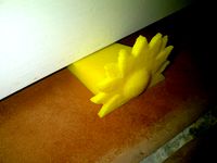 Sunflower door stop wedge by C_Hanton